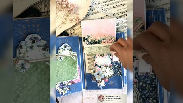 Видео обзор фотоальбома  Весна - настоящее чудо Скрапбукинг