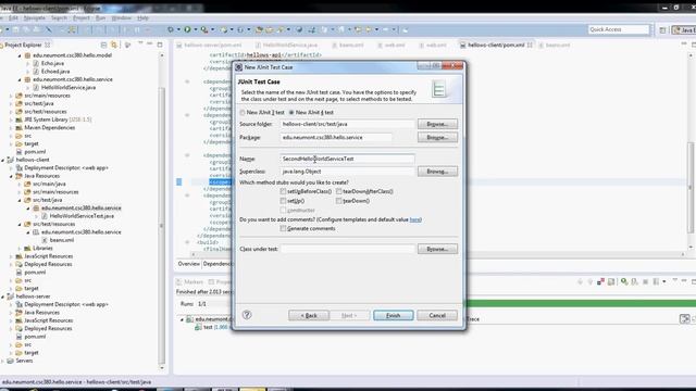 Creating a JUnit Test with Spring and CXF смотреть онлайн