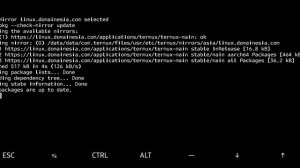 Using termux-change-repo utility to change repositories