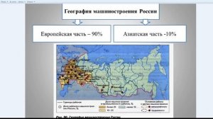 Видеоурок по теме "Машиностроительный комплекс.  Состав, значение, география размещения"