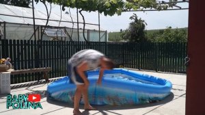 Детский бассейн INTEX 366х76 см.Распаковка и установка.