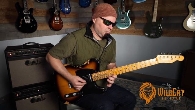 Fender 52 Telecaster Heavy Relic 3-Tone Sunburst - WILDCAT GUITARS - DIAMOND IN THE ROUGH смотреть онлайн