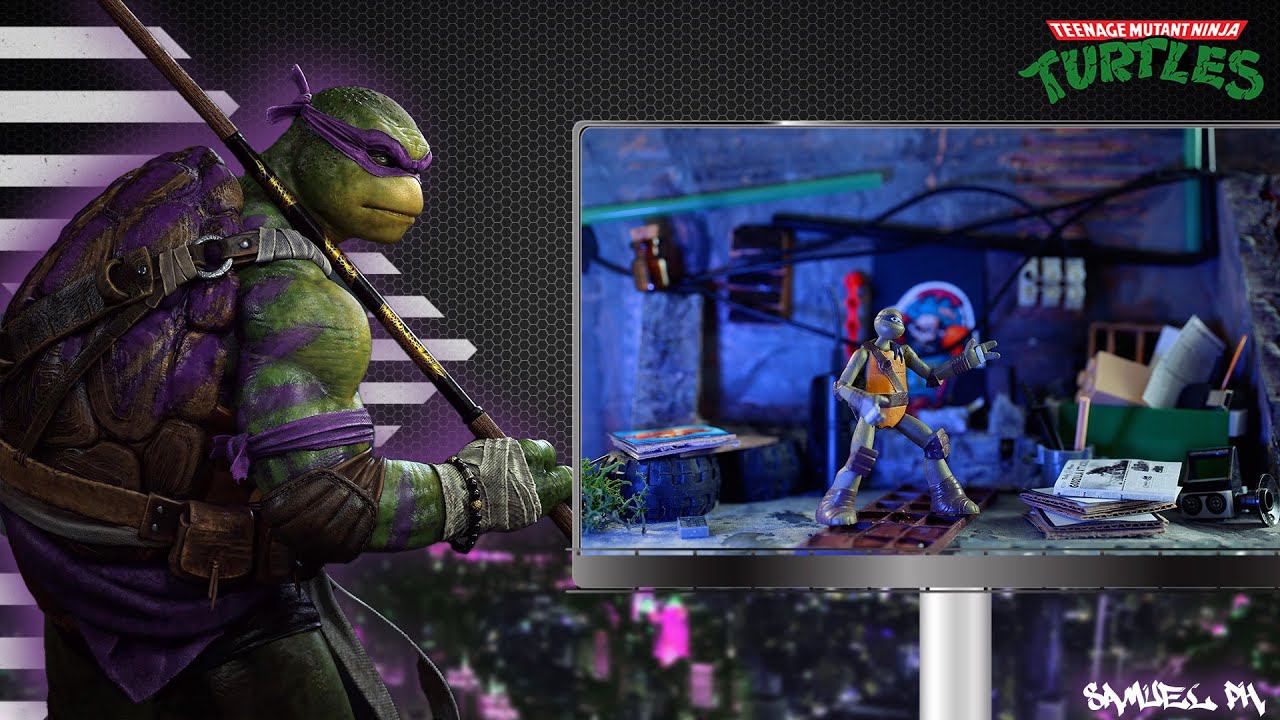Черепашки-ниндзя как фотографировать игрушки | Cоздание диорамы канализации смотреть онлайн