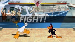 DONALD DUCK VS DAFFY DUCK - AMAZING FAMOUS DUCKS FIGHT! (HARDEST AI) #mugen #ikemengo #extras