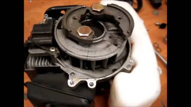 Ремонт бензокосы, замена муфты сцепления смотреть онлайн