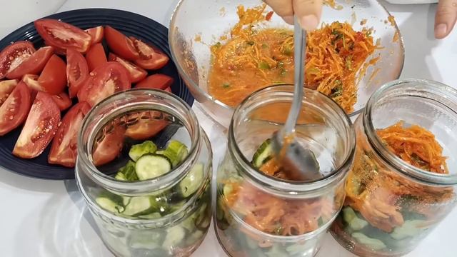 ЗИМОЙ ОБЛИЖЕШЬ ПАЛЬЧИКИ!!! НЕВЕРОЯТНО ВКУСНЫЕ ПОМИДОРЫ ПО-КОРЕЙСКИ НА ЗИМУ.