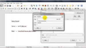 Use LibreOffice with your ownCloud server - remote file owncloud webdav