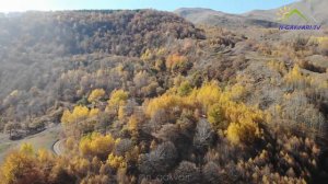 Красивые кадры с квадрокоптера. Селение Нижнее Гаквари, Цумадинский район. Ноябрь 2020 г.