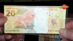 Банкноты Бразилии. Бразильский реал ( второй выпуск 2010 г. ) Какие Самые Красивые Банкноты Мира !