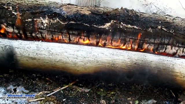 ТАЕЖНЫЙ КОСТЕР В ЛЕСУ "ЛЕНИВАЯ НОДЬЯ" это 3 костра Таежный на одних и тех же дровах. Выживание смотреть онлайн