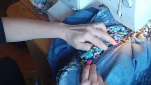 стильные летние брючки из старых джинс #джинсовыепеределки #перешиваемодежду #апсайклинг #denim