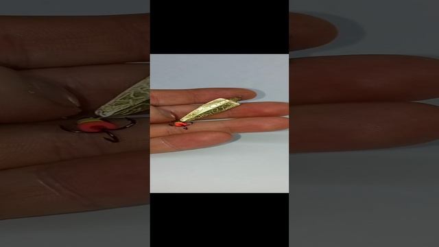 Зимняя блесна Ракета 36мм нерживейка и латунь. Ручная работа.