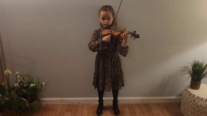 Daria Panfilova,  "Tarantella" N.Levi, violin