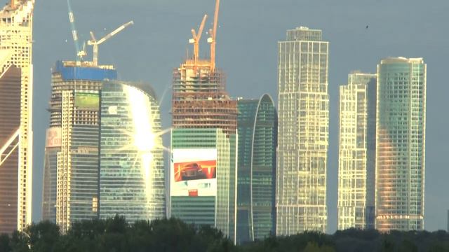 Москва Сити "северное сияние"- Northern lights Asia minor смотреть онлайн