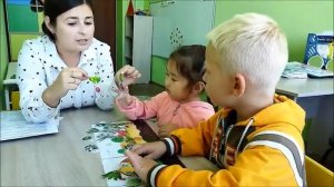 подгрупповое занятие логопеда "Овощи-фрукты"