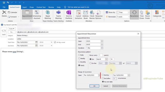How to set up email reminders to others on Outlook смотреть онлайн