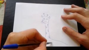 Рисование: Как нарисовать ЖИРАФА поэтапно (ДЛЯ НАЧИНАЮЩИХ). How to DRAW a GIRAFFE?