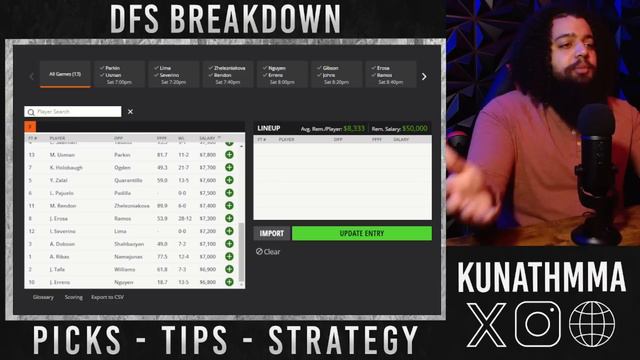 UFC VEGAS 89 PICKS | DRAFTKINGS UFC PICKS