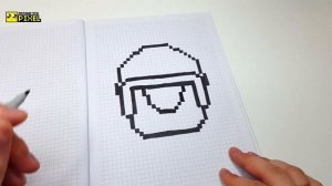 НОВЫЙ БРАВЛЕР СТУ из ИГРЫ BRAWL STARS РИСУНКИ ПО КЛЕТОЧКАМ - PIXEL ART