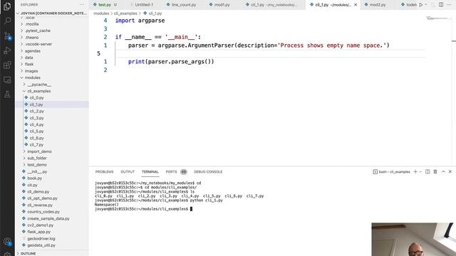 commandline arguments