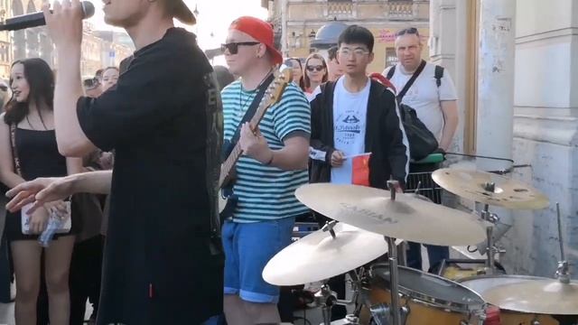 #schorts Street musicians  Sankt Peterburg#шортс Уличные музыканты в Питере#TEFI ГЕРМАНИЯ