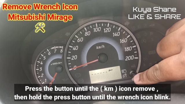 Remove wrench icon Mitsubishi Mirage смотреть онлайн