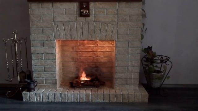 Фальш камин и искусственный огонь(Decorative fireplace and artificial fire)