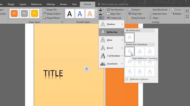 How to create a CUSTOM COVER PAGE | MICROSOFT WORD