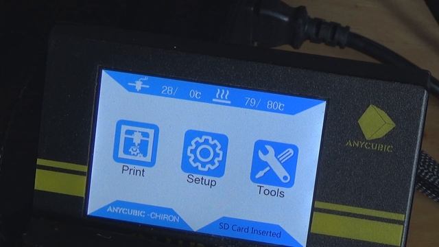 Настройка уровня стола ANYCUBIC CHIRON 3D printer. смотреть онлайн