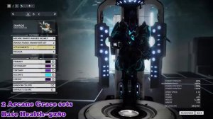 Warframe | Arcane Stacking Test | Grace