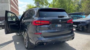 BMW X5 - мойка впускного коллектора и радиаторов, покраска масок фар, полировка, бронирование кузова