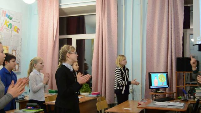 Урок английского языка в 5 классе.