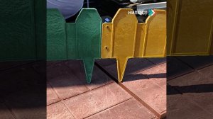 Полимерпесчаное садовое ограждение "НИПОСТ" - краш-тест