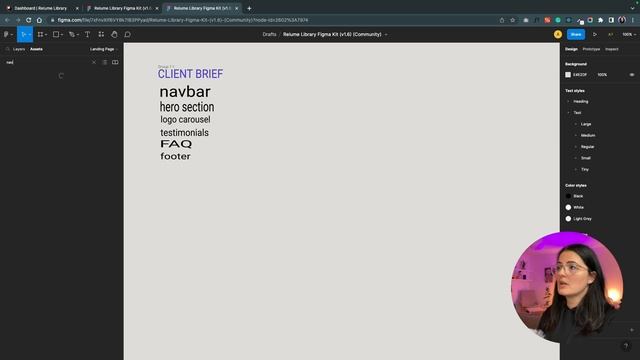 How to WIREFRAME in FIGMA the FASTEST WAY possible for BEGINNERS- Relume Library