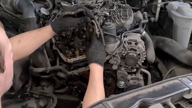 Онлишкода - замена цепи Audi Q5
