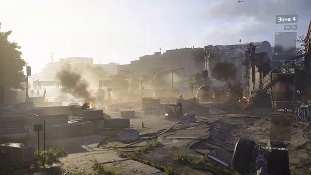 UltraWide 21:9(2560x1080p) VS FullHd 16:9(1920x1080p) FPS тест на игре Division2. смотреть онлайн