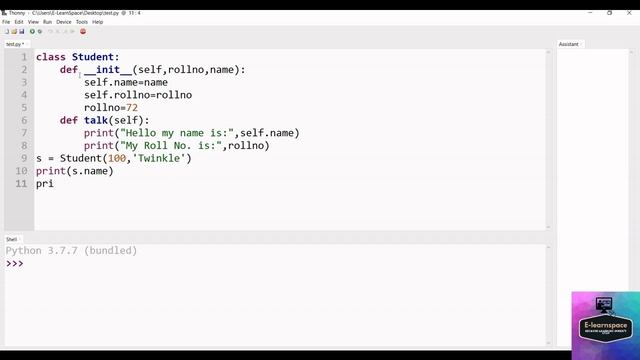 OOPs Concept in Python смотреть онлайн