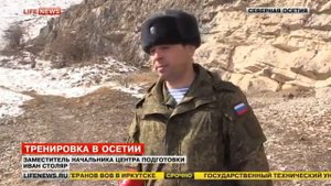 Бывшие украинские военные, перешедшие на сторону российской армии тренируются в