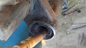 DAF 105 - торсион кабины ( замена сайлентблоков )