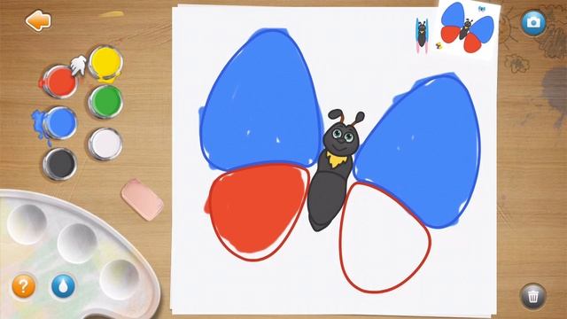 Живые раскраски для малышей - Оживляем картинки волшебными красками - Рисуем на Kids PlayBox