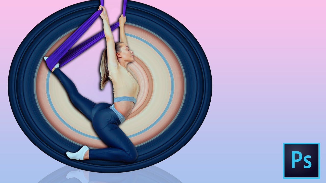 Растяжка пикселей эффект в фотошопе идеальный для рекламы спорта | Pixel Stretch Effect смотреть онлайн