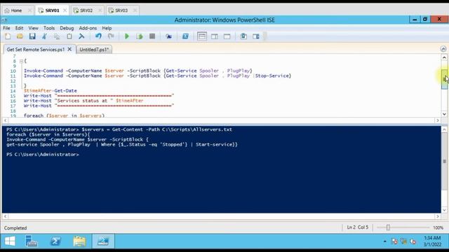 Get Multiple Services Status Remotely | Remotely Start or Stop Services смотреть онлайн