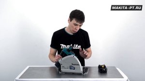 Makita DSP600 Аккумуляторная погружная дисковая пила 165мм, ЛДСП без сколов! (36V, Li-ion)