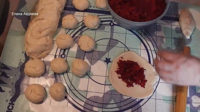 Пирожки с Морковью и Свеклой. Вкусный перекус в дорогу, школу