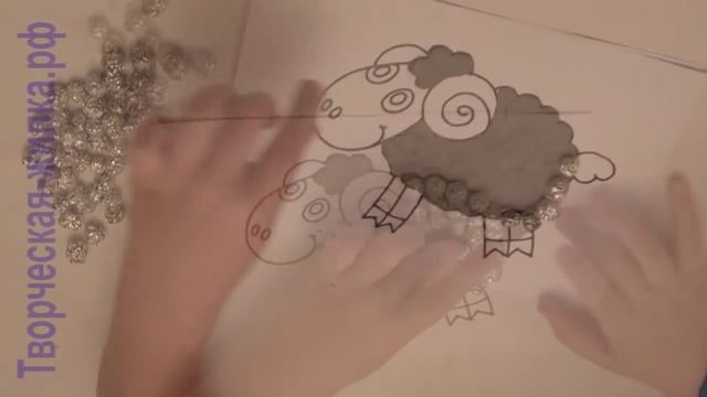 Овечка аппликация к Новому году смотреть онлайн