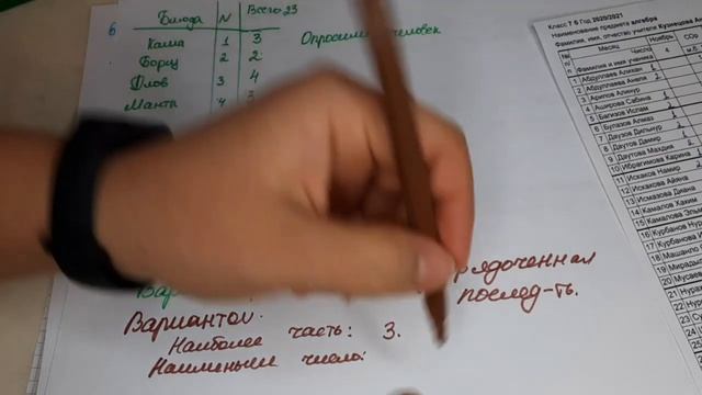 7 класс. Вариационные ряды смотреть онлайн