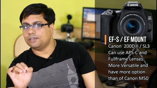 Canon 200D II | SL3 | 250D vs Canon EOS M50 смотреть онлайн