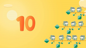 Считаем с воробьями от 1 до 10
