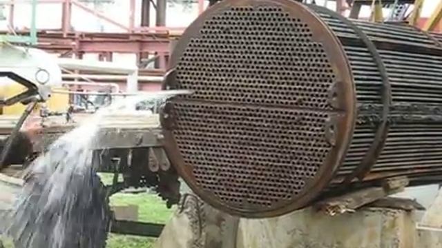 очистка теплообменника  Heater Cleaning