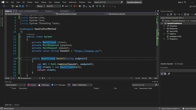 REST Web Services - Implementing POST Method